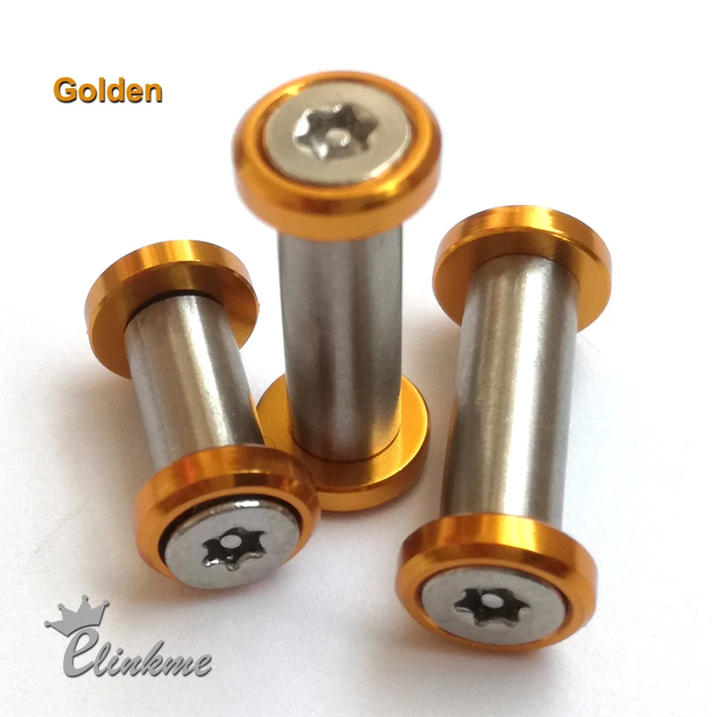 4pcs/bag 0.76"(19mm x 5mm) stainless steel Knife Handle hex Screws Suitable for 5mm hole black