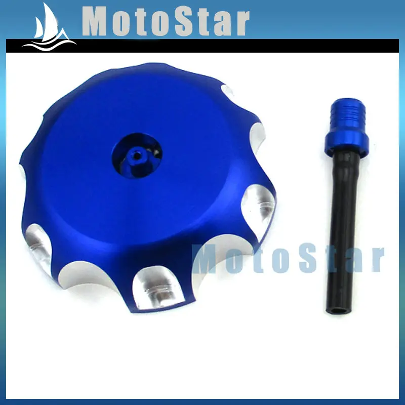 Алюминиевая синяя крышка для бензобака CNC Yamaha YZ450F 2003 2015 внедорожный мотоцикл