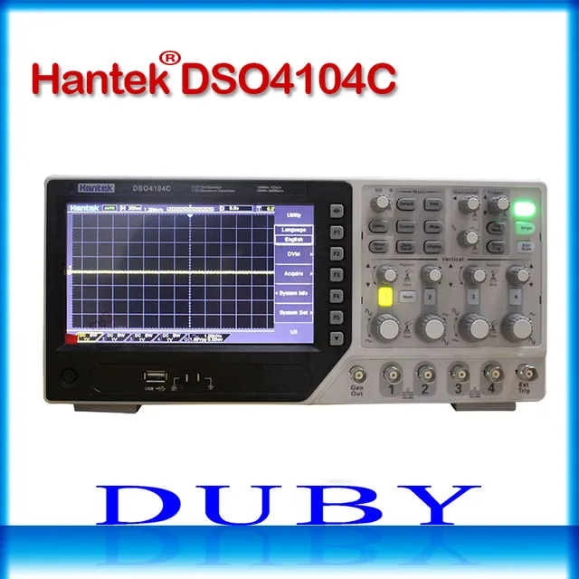 Special Offers  Hantek DSO4104C USB Digital Oscilloscopes 4 Channels Oscilloscope 1GS/s 7 In" WVGA 100 MHz bandwidth Osciloscopio Portatil