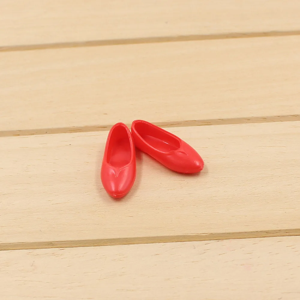 Blyth ICY Licca Body Rubber Flat Shoes Red Pink White Suitable for DIY Free Shipping - Цвет: Red