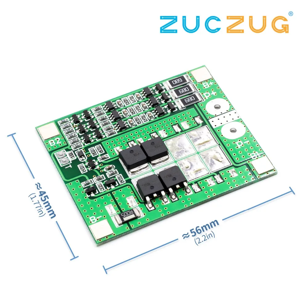 3S 11,1 V 12V 18650 литиевая батарея Защитная плата 12,6 V 15A защита от перегрузки по току с балансом