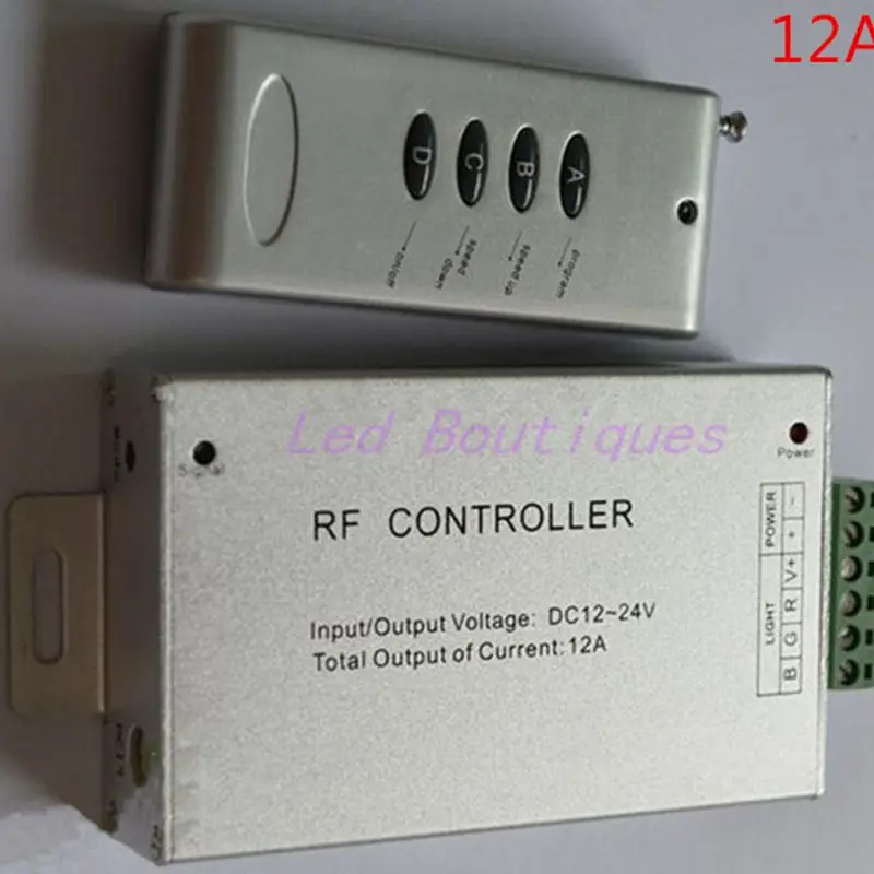 4 клавиши контроллер RF RGB DC12 ~ 24V Светодиодные ленты Диммер 12A/24A/30A Беспроводной