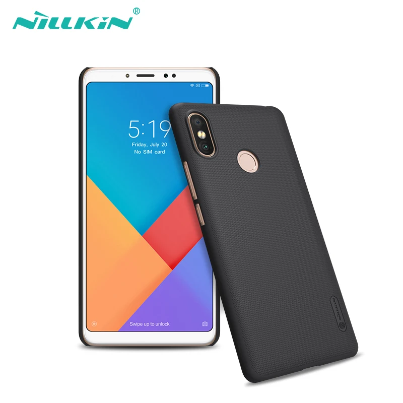 

For mi max 3 case cover 6.9 inch NILLKIN Frosted PC Matte hard back cover Gift Phone Holder for xiaomi mi max 3 case max3