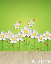 Free Wooden Backgrounds Green Painted Wall 150x200cm Flowers Decor Baby Photo Photography Vinyl Backdrops Shooting foto studio