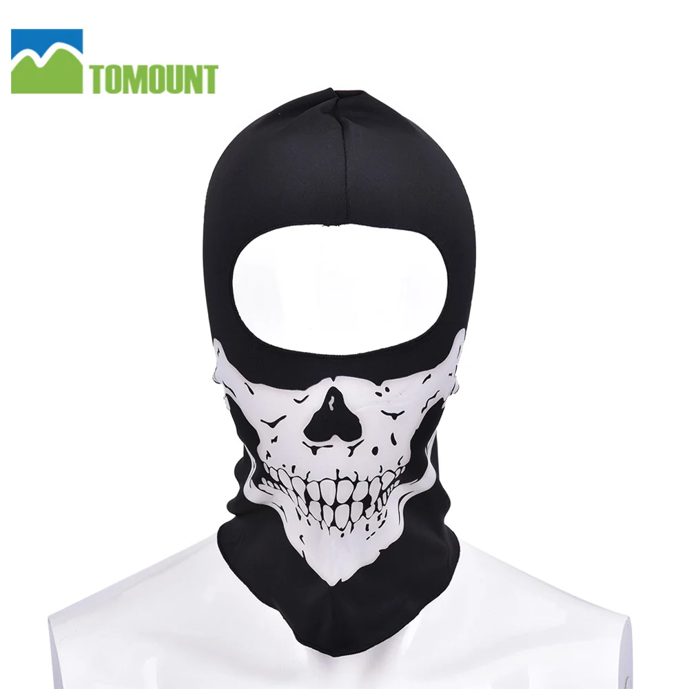TOMOUNT Motorcycle Bicycle Bike Balaclava Ghost Skeleton Skull Mask