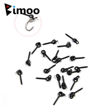 Bimoo 60 шт. Карп Рыбалка винт/прозрачный резиновый хвостовик остановки терминал снасти карпа