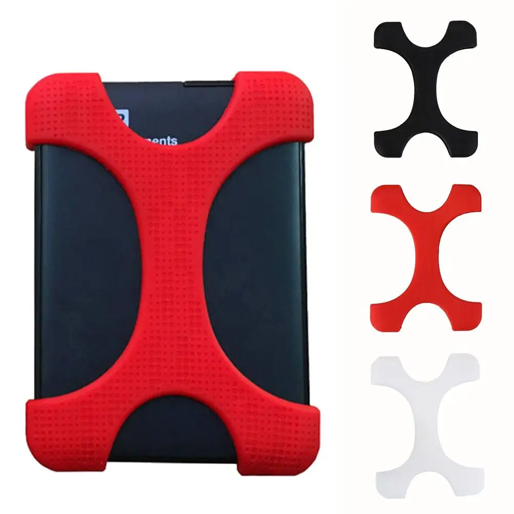 

NEW Silicone External Shockproof Soft Case Cover Protector for 2.5in Hard Drive Disk