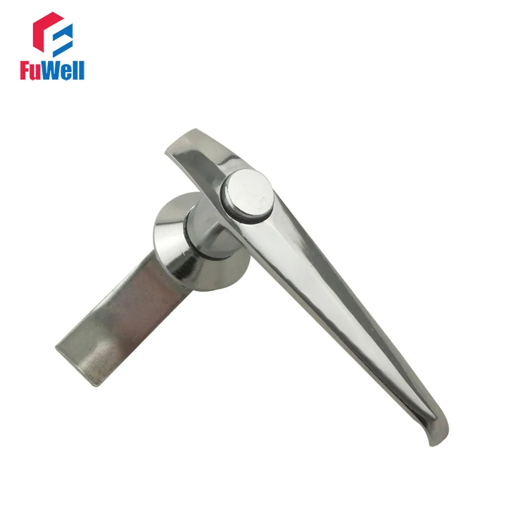 MS304 2 Cam Lock with L Shaped Handle Metal Push Botton Cam