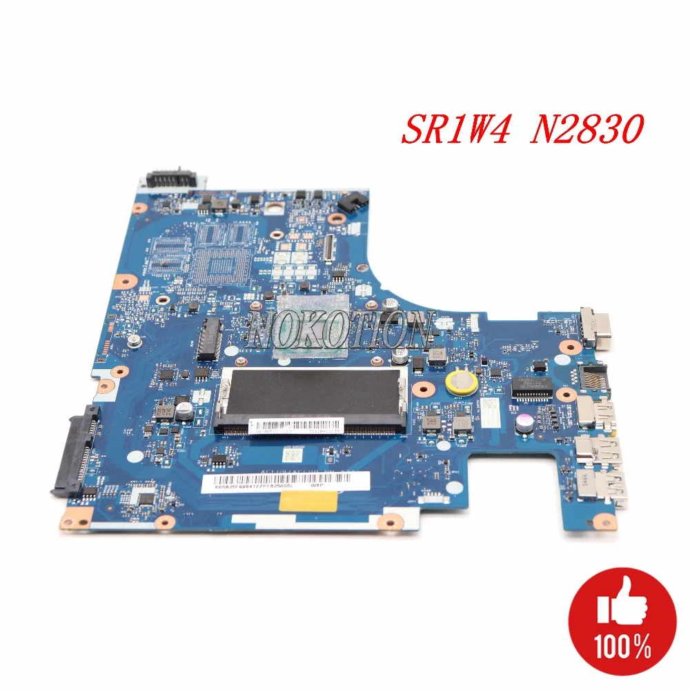 NOKOTION ACLU9 ACLU0 NM-A311 Laptop Motherboard For lenovo Ideapad G50-30 Main Board SR1W4 N2830 CPU DDR3L full works