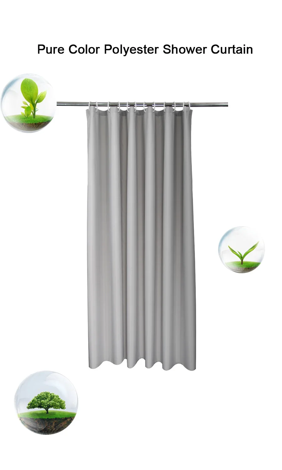 Hotel Polyester Shower Curtain