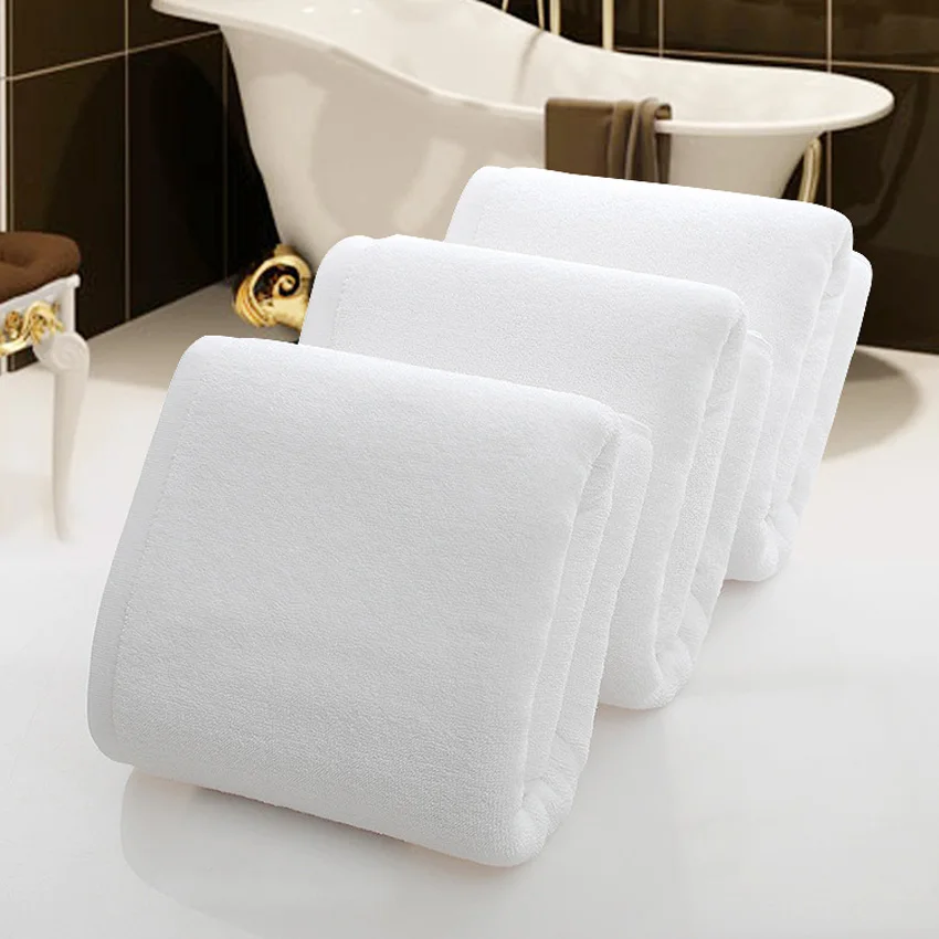 White Large Bath Shower Towel Cotton Thick Towels Home Bathroom Hotel Adults Kids Badhanddoek Toalha de banho Serviette de bain