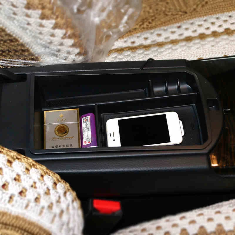 

Car Interior Center Control Armrest Insert storage box Tray cover for BMW X3 X4 X5 X6 F25 F26 F15 F16 E70 E71 accessories