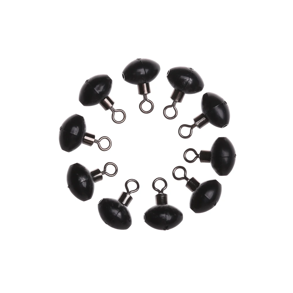 10Pcs Rolling Connector Fishing Tackle Running ledger zip slider beads swivels zig pulley clip line rigs Fishing Accessories