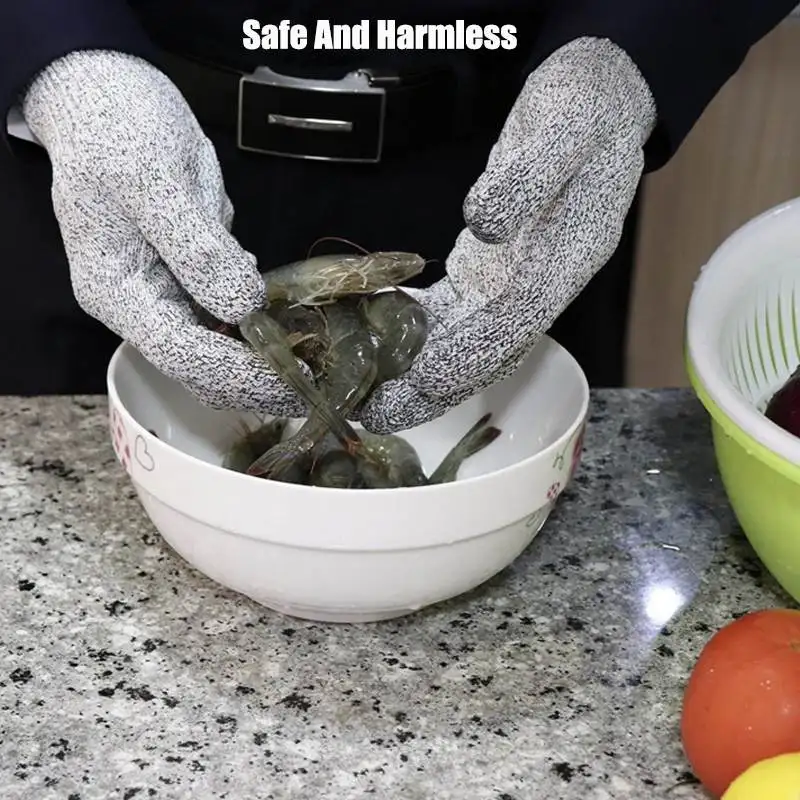 

Anti-cut Gloves Safety Cut Proof Stab Resistant Stainless Steel Wire Metal Mesh Kitchen Butcher Cut-Resistant Safety Gloves