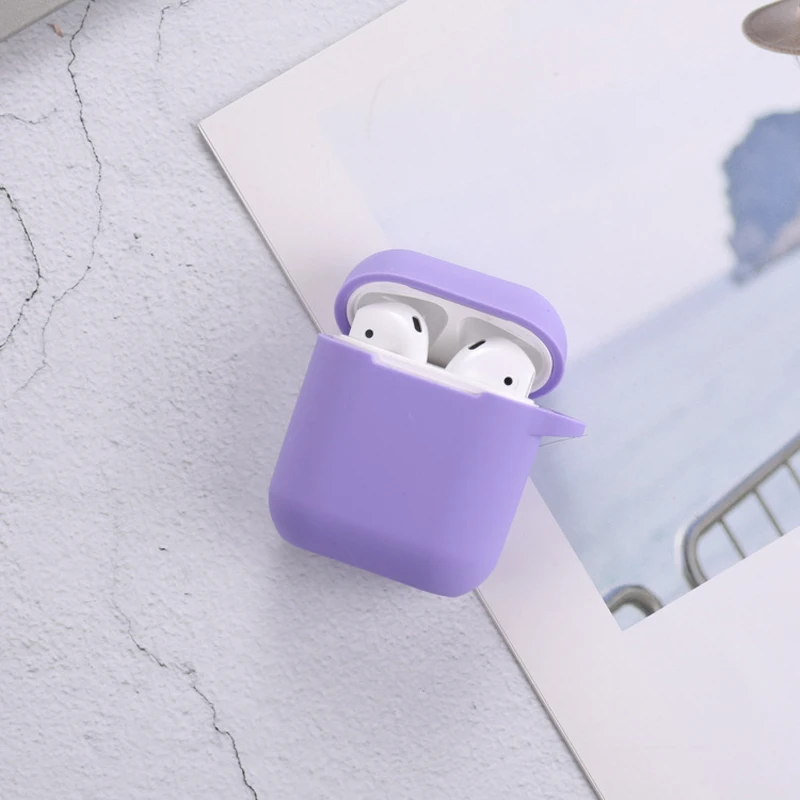 Чехол для наушников airpods 2 с забавной собачкой, силиконовый чехол для наушников с Bluetooth, чехол для наушников AirPods 1, 2, чехол для зарядки с кольцевым ремешком