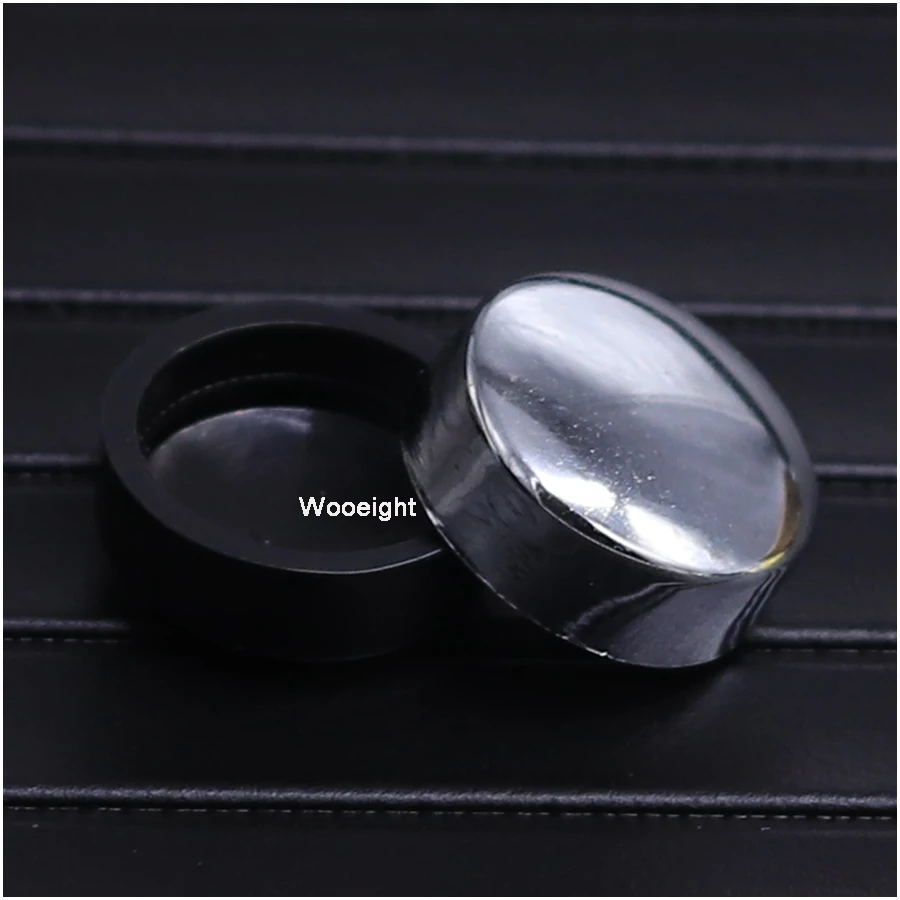 Wooeight 4Pcs Silver Screw Nut Cap Bolt Cover Set For Car Truck Motorcycle Security License Plate Frame Mounting Screw Bolt (3)