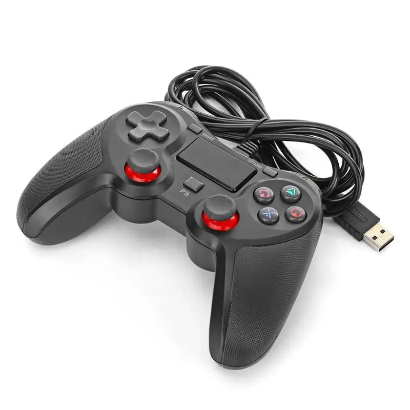 Проводной контроллер с двойной вибрации для Playstation 4/PS4 игровой контроллер геймпад джойпад Высокое качество аксессуаров игры