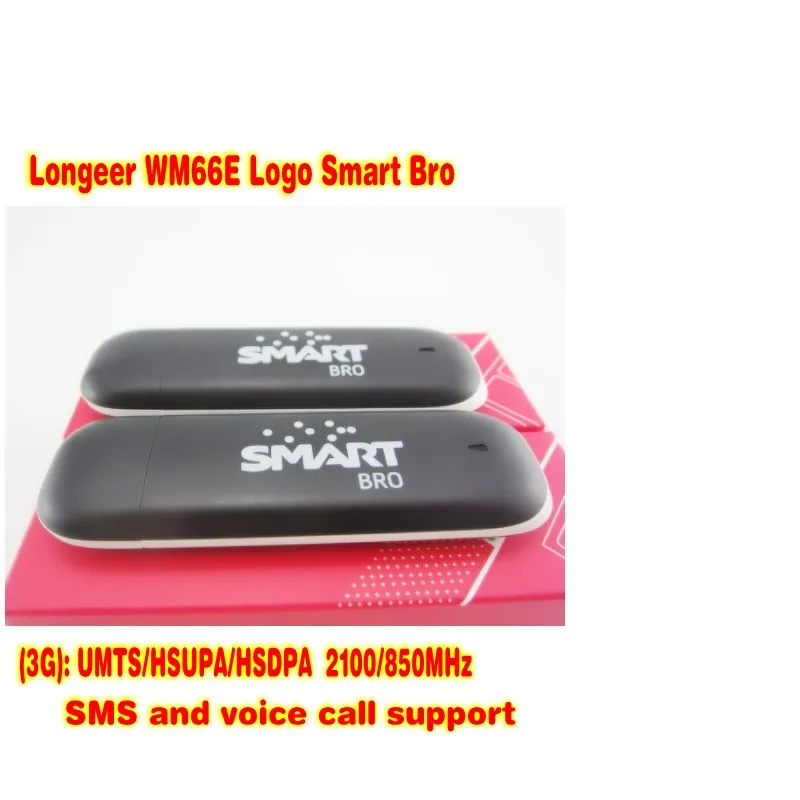 Лот 100 шт. long3g USB модем WM66e Логотип smart bro|3g modem|bro |