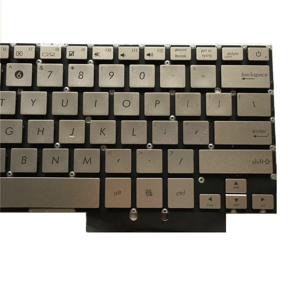 Genuine NEW ASUS UX31 UX31A UX31E Laptop Keyboard US Layout No Frame Silver
