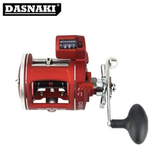 For Big fish corrosion-resistant treatment Aluminum Round Reels with counter fishing reels Folding Arm Carp Spinning Reel