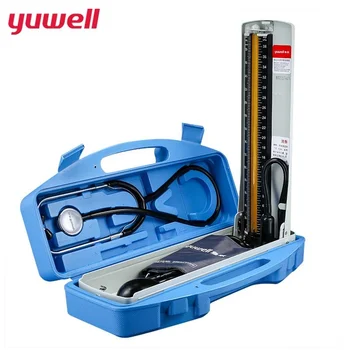 

yuwell Mercury Sphygmomanometer and Stethoscope Home Health Blood Pressure Monitor Fetal Doppler Medical Equipment Gift Box