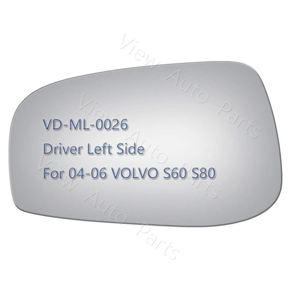 

New Mirror Glass for 04-06 VOLVO S60 S80 Driver Left Side