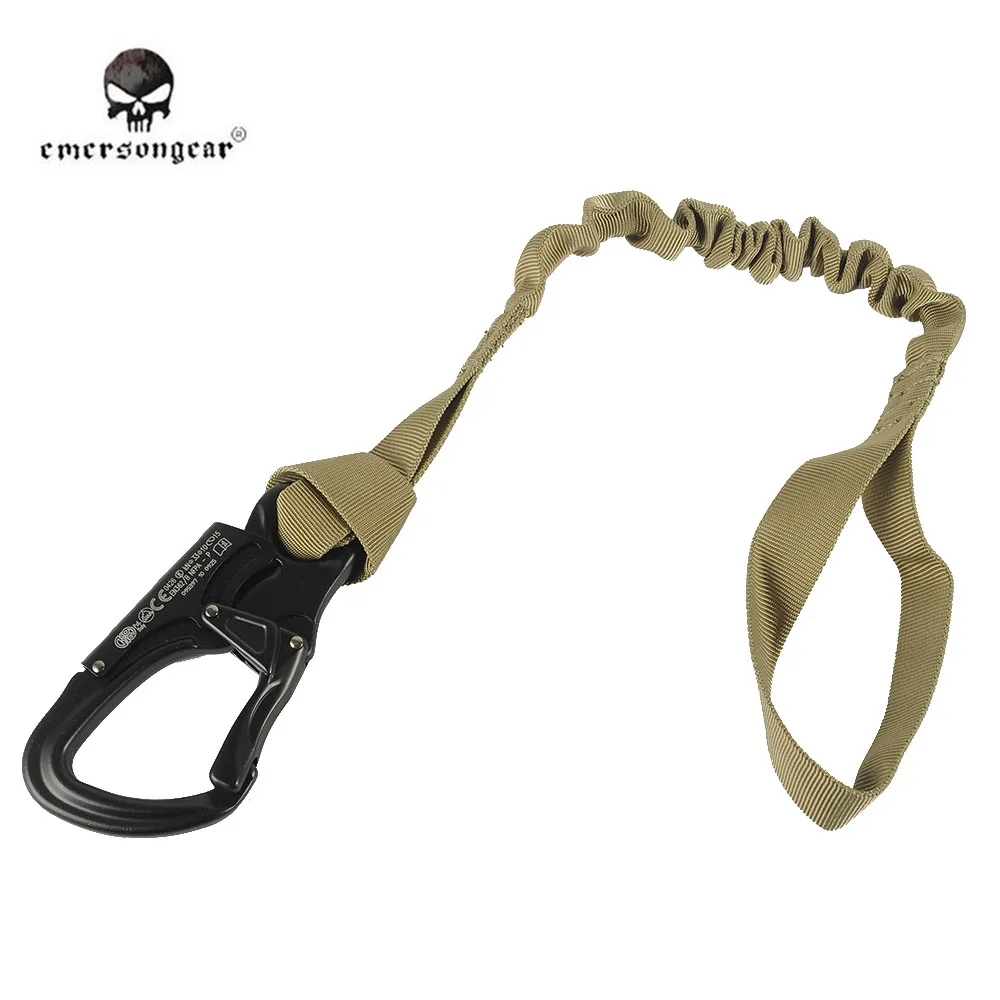 Emerson Safety Elastic Lanyard Strap Rope Quick Release Tactical Protective Sling Safety Line Climbing Rope For Outdoor Sports Emerson Safety Elastic Lanyard Strap Rope Quick Release Tactical Protective Sling Safety Line Climbing Rope For Outdoor Sports