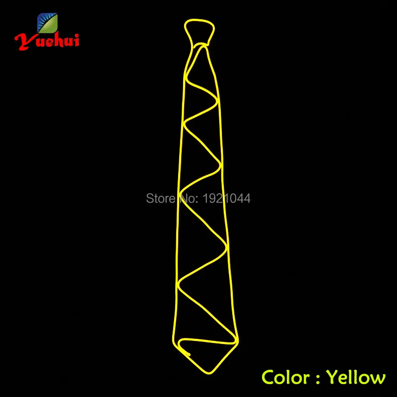 Стиль EL светящийся галстук модный светящийся шейный галстук светодиодный мерцающий свет галстук клубный карнавальный праздничный костюм украшение