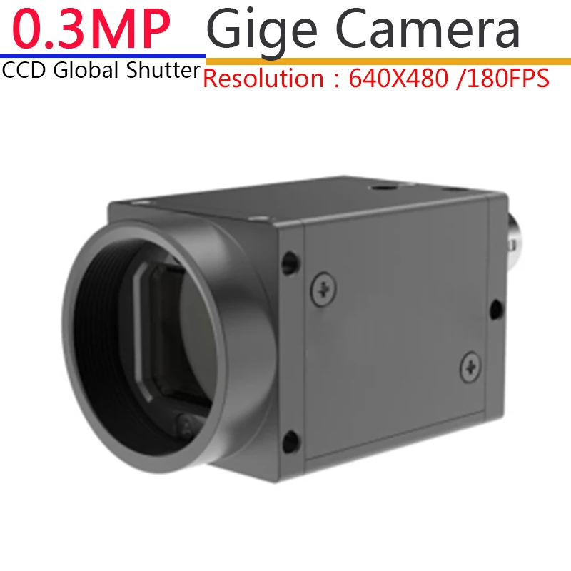 Высокая скорость Gige CCD 0.3MP цвет Global Shutter Gigabit Ethernet промышленный цифровой