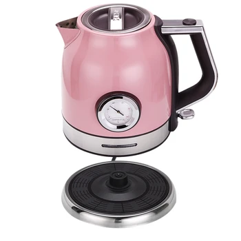 

1.8L 304 Stainless Steel Electric Kettle With Water Temperature Meter 1500W Household 220V Quick Heating Electric Boili Eu Plug