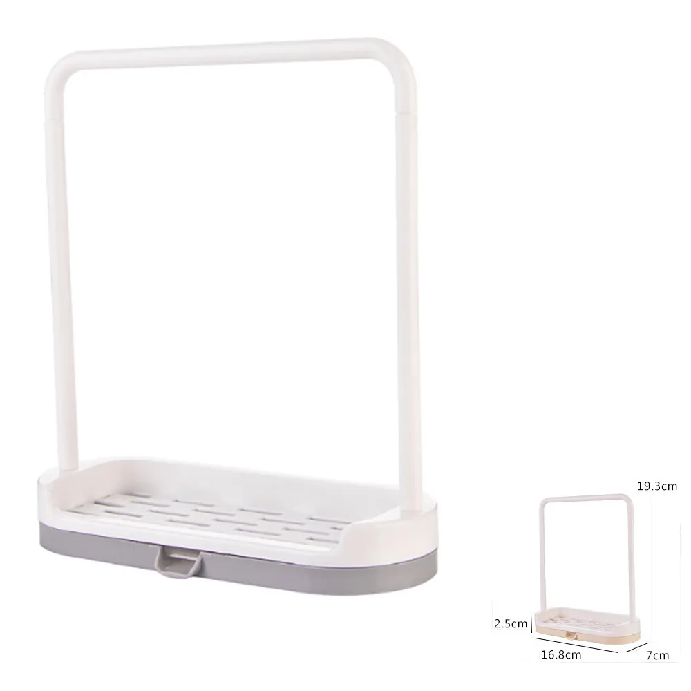 

New Kitchen Towel Hanging Support Bracket Rail Organizer Free Nail Door Back Rack Bathroom Cabinets Kitchen Cupboard Hanger 25