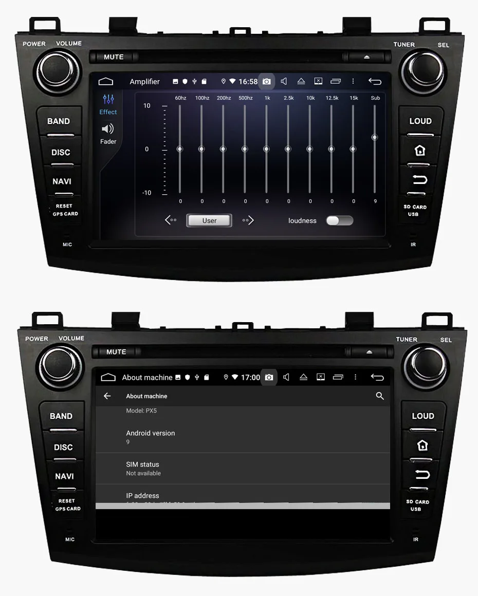 Perfect KANOR Octa Core Android 9.0 4+32g 2din Car Radio For Mazda 3 2010-2012 With Multimedia GPS Navigator WIFI Radio Cassette Recorde 16