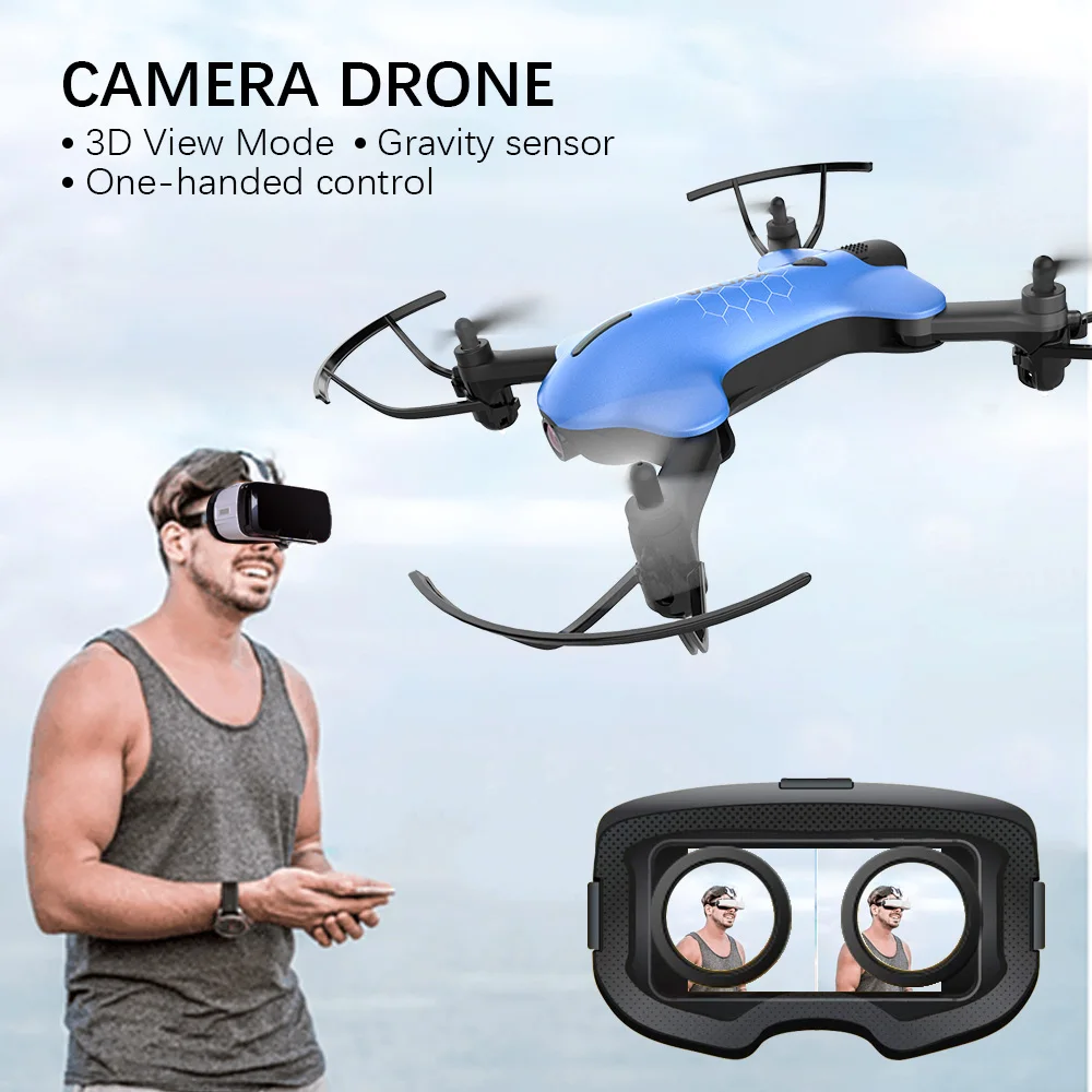 ATOYX Camera Drone With Camera HD Mini Quadcopter FVP WIFI With Wide Angle HD High Hold Mode Foldable Arm RC Dron Quadcopter
