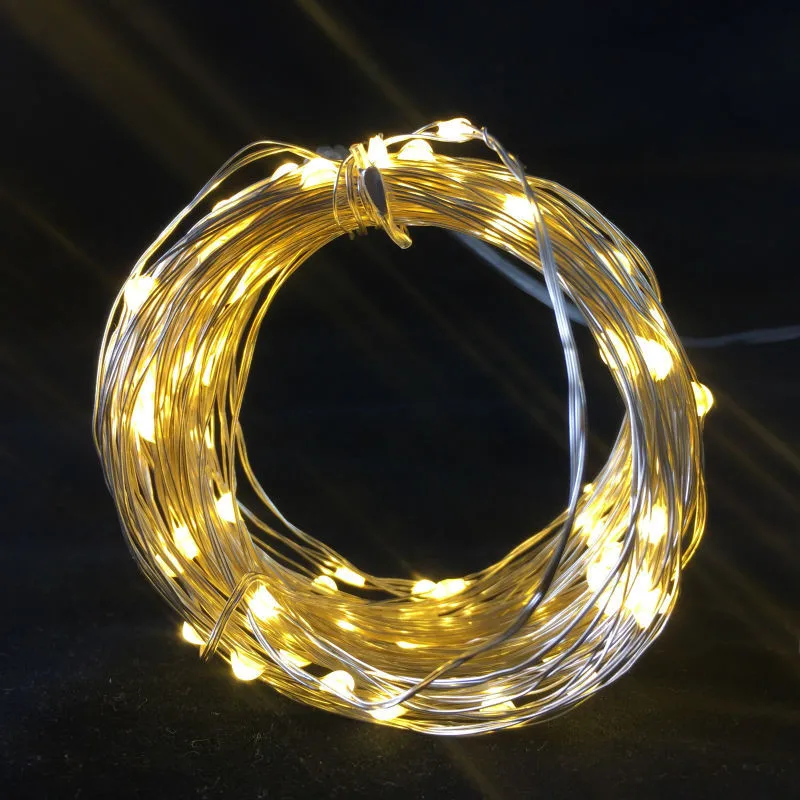 silver wire LED String Light