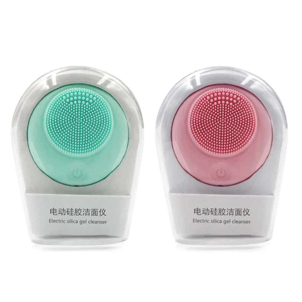 Electric Face Washing Machine Silicone Facial Cleanser Ultrasonic