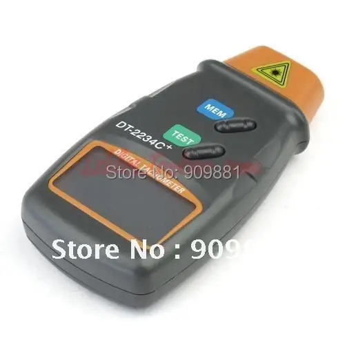 Digital Laser Tachometer Non Contact Electronic Photo Tachometers 2.5-100000 RPM Tach Meter DT-2234C+With Reflecting Tape Marks Digital Laser Tachometer Non Contact Electronic Photo Tachometers 2.5-100000 RPM Tach Meter DT-2234C+With Reflecting Tape Marks