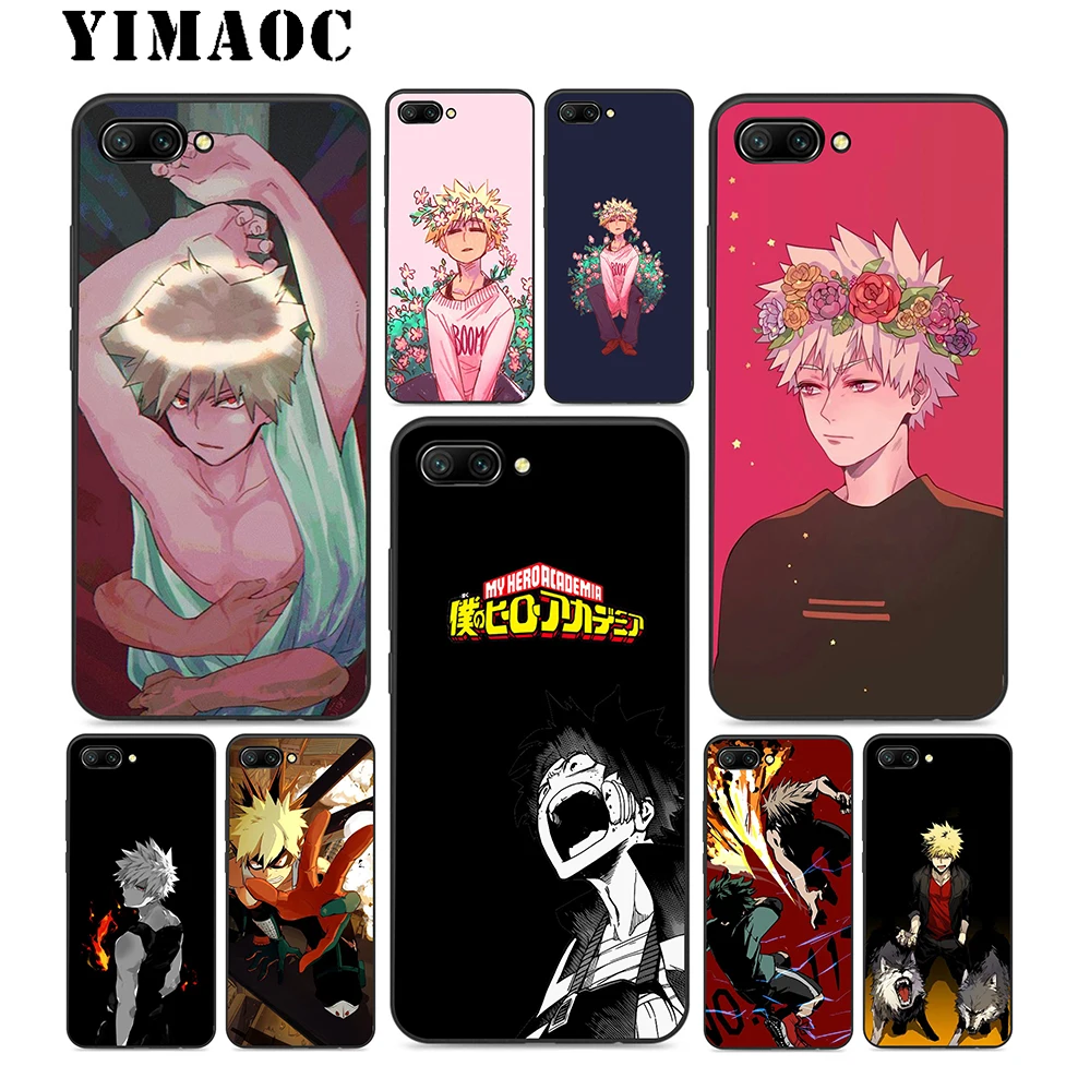 YIMAOC Bakugou Katsuki Soft Silicone Case For Huawei Honor Mate 10 P20 P10 P9 P8 P Smart Y6 6A 7A 7X 7C Lite Pro 2017 2018 |
