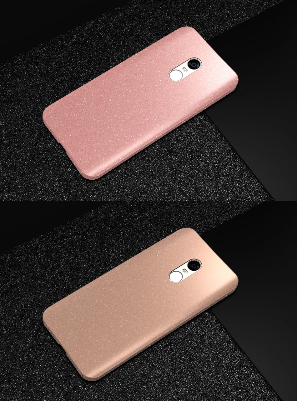 KISSCASE Fashion Oil Wax Glossy Hard PC Case For Xiaomi Redmi 4 Pro Note 4 3 Pure Color Matte Skin Cover For Xiaomi Mi5 5S Plus (16)