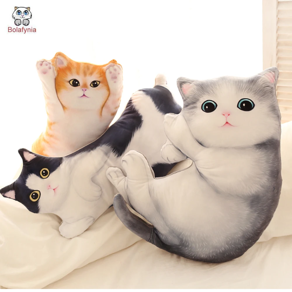 BOLAFYNIA Children Plush Toy pillow cat Baby Kids Stuffed Toy for