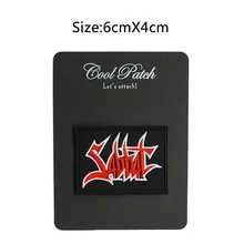 Логотип SABBAT жесткая вышитая музыкальная группа железо на и нашивка на одежду тяжелая металлическая Заказная заплата