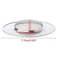 Mesh Kitchen Stainless Steel Sink Strainer Disposer Plug Drain Stopper Filter WF4458037 2