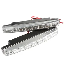Brand New New Fashion 2pcs Bright Safety 8 LED font b Daytime b font font b