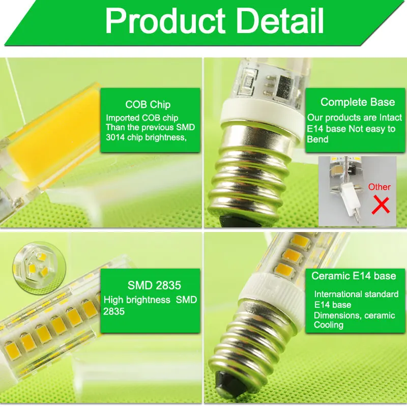 Mini E14 LED Bulb Light 6W 9W 10W 12W 220V Led Lamp E14 Cool Warm White Candle Spotlight Lampada Ampoule Bombilla Lampara Mini E14 LED Bulb Light 6W 9W 10W 12W 220V Led Lamp E14 Cool Warm White Candle Spotlight Lampada Ampoule Bombilla Lampara