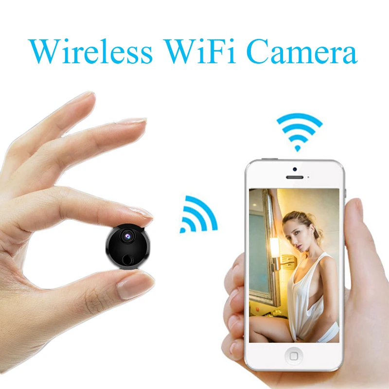 Мини камера 1080P Wifi IP Сетевая сенсор Инфракрасное Ночное Видение Поддержка