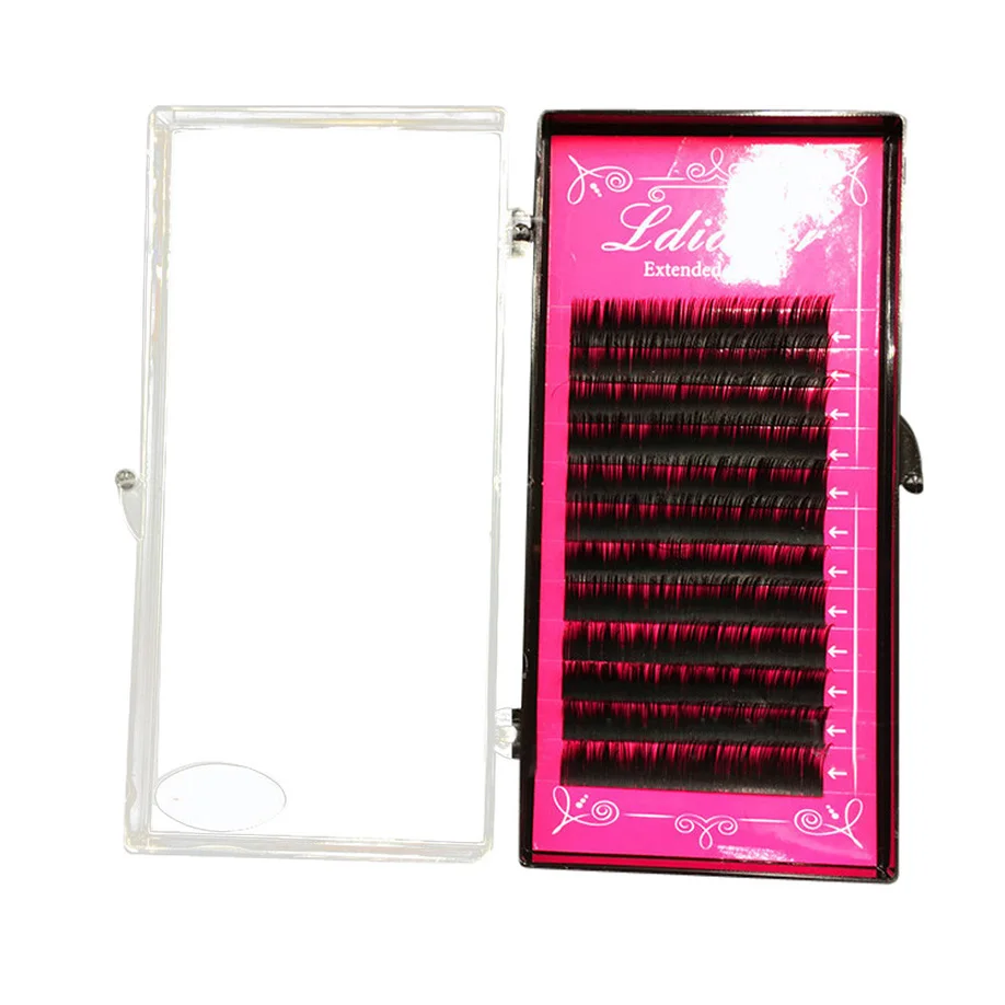 

MAANGE eyelashes Mink Black beleza Lashes Tray Lash Extension Pro Curl B C D Set Individual Eyelash False Eyelashes Extensions T