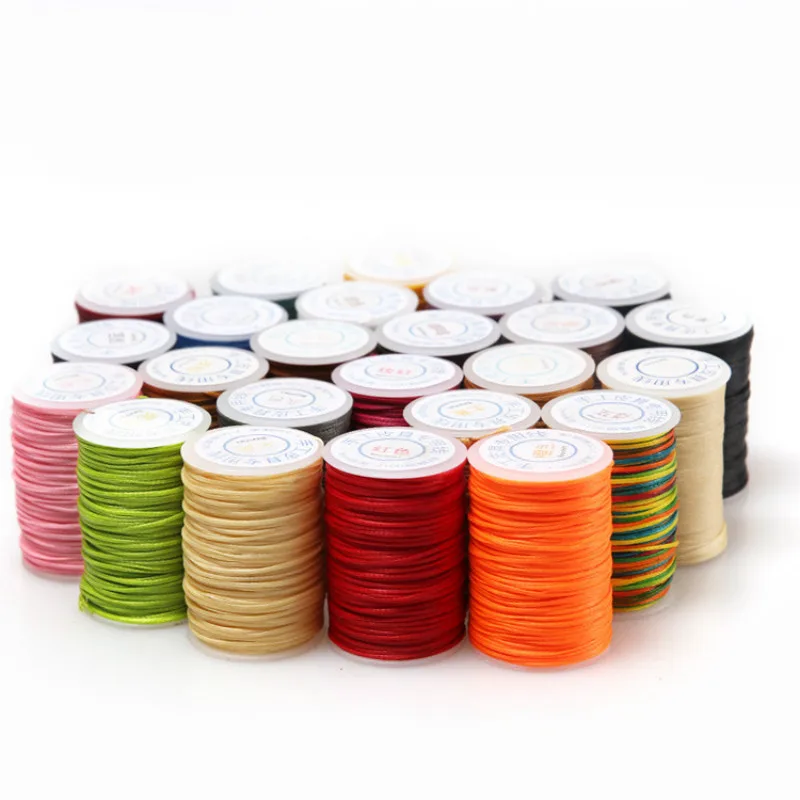 

24 Colors 65M DIY Handmade Leather Special Thread 1.2mm Hand Stitch Leather Sewing Crafts Accessories