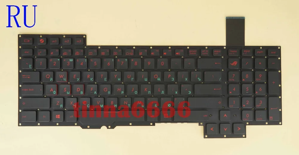 Новая клавиатура для ASUS G751J G751 G751JY G751JT G751JM арабский/чешский/русский/США/Великобритания/Испанский/JANANESE/Таиланд/немецкий/BULGAR