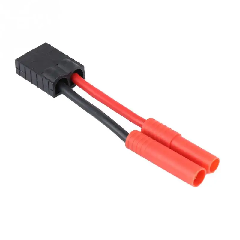 

TRX Plug Female to 4mm Banana Plug RC Drone Battery Adapter Converter Connector 50mm 14AWG Soft Silicone Wire Battery Adapter