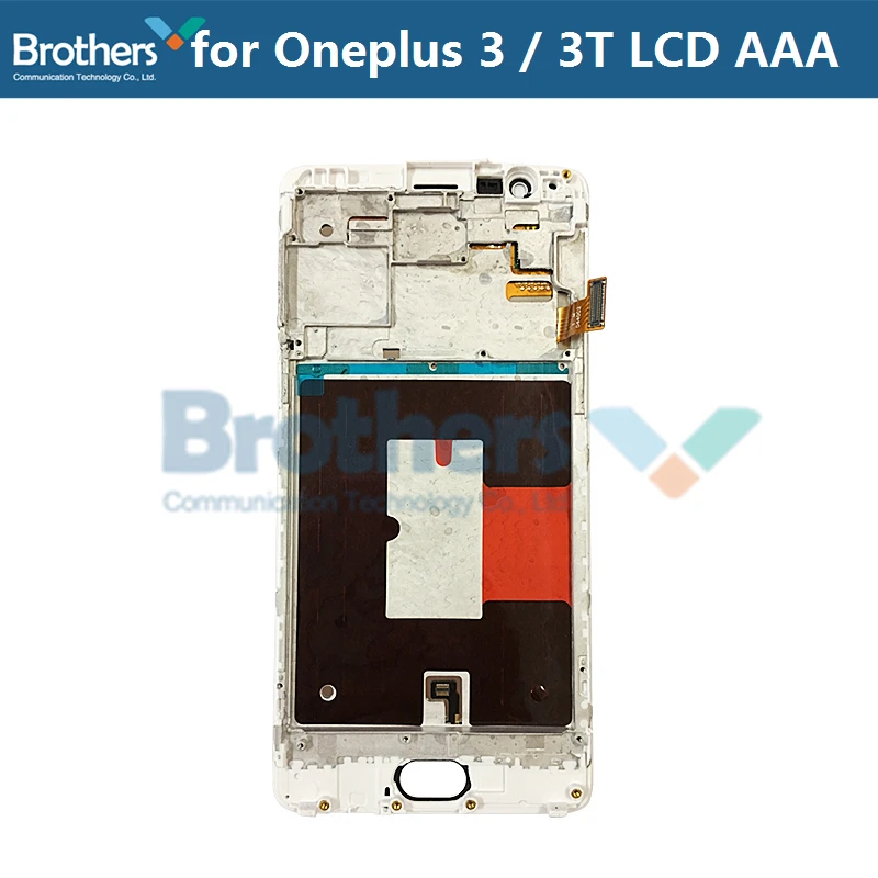 LCD Screen for Oneplus 3 3T LCD Display for Oneplus 3 3T A3000 Touch Screen Assembly With Frame Touch Digitizer Replacement Test (2)