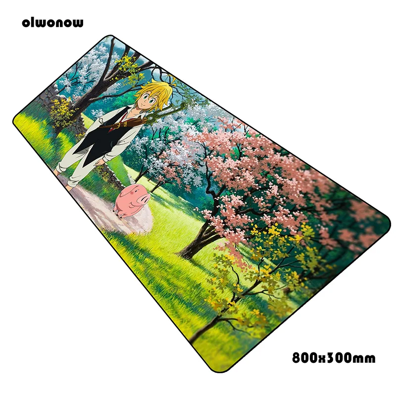 Size 800x300x3mm Nanatsu no taizai коврик для мыши персональный компьютерный коврик для мыши 800x300x3 мм padmouse заказной коврик для мыши гаджет коврики для Кабинета - Цвет: Size 800x300x3mm